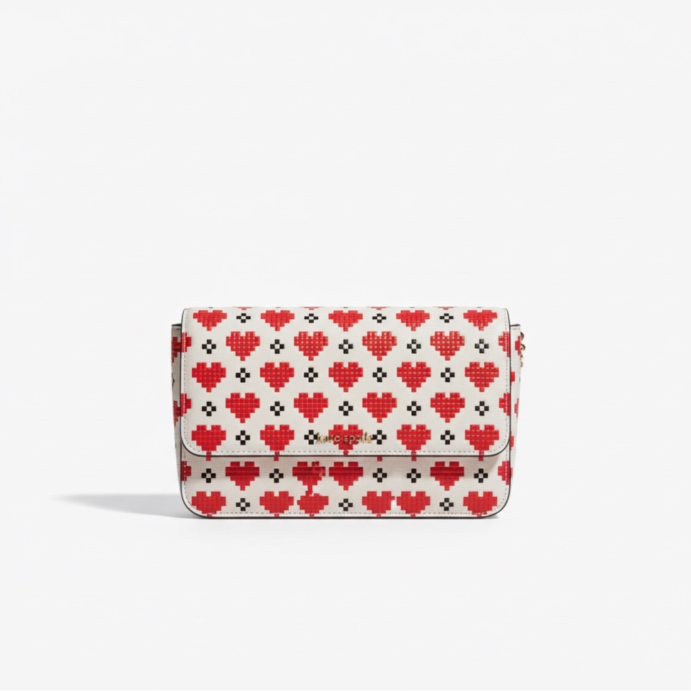 Kate Spade Pixel Heart Handbag NWT